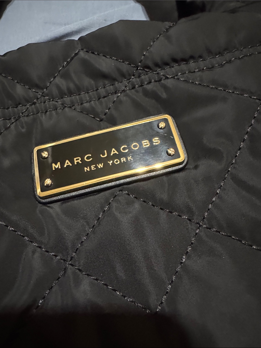 Marc Jacobs Black Quilted Shoulder Tote - Picture 2 of 4